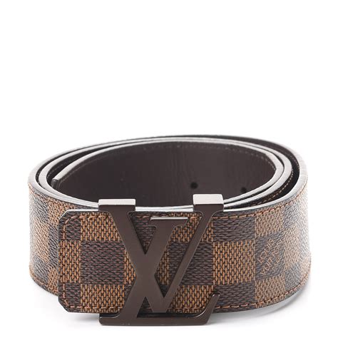 lv initiales damier belt